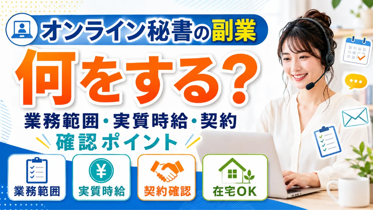 オンライン会議の予定と業務チェックリストを確認する在宅ワーカー