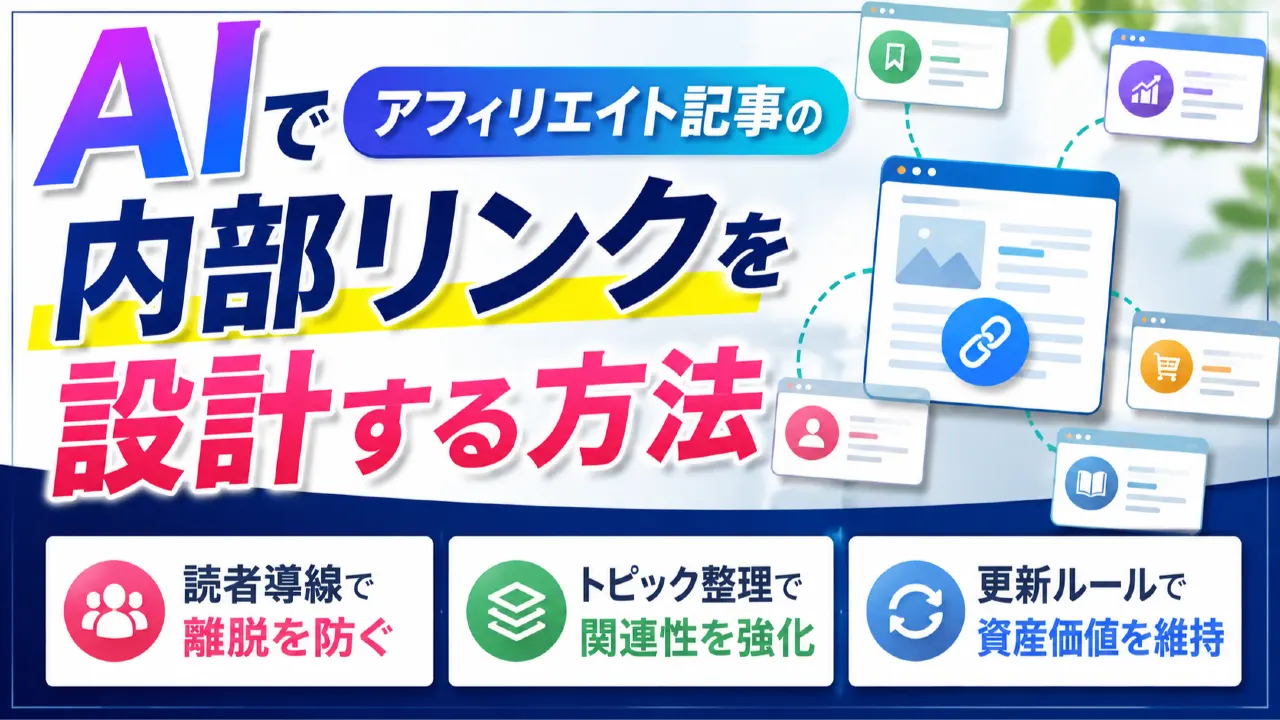 記事のトピックと読者導線を線で整理する編集者